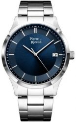 Zegarek męski Pierre Ricaud P91103.5115Q srebrny. Szare zegarki męskie Pierre Ricaud, bez wzorów, srebrne. Za 380.00 zł.