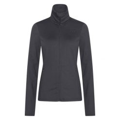 Damska bluza dresowa Euro-Star Elena. Czarne bluzy damskie EURO-STAR, bez wzorów, z dresówki, eleganckie, bez ramiączek, bez kaptura. Za 437.50 zł.