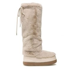 Kozaki Jenny Fairy. Brązowe kozaki damskie Jenny Fairy, bez wzorów, bez obcasa, na płaskiej podeszwie, bez zapięcia. Za 149.97 zł.