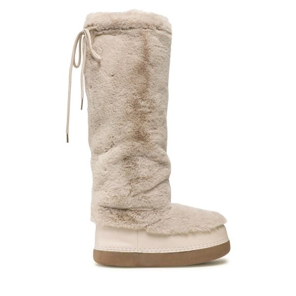 Kozaki Jenny Fairy. Brązowe kozaki damskie Jenny Fairy, bez wzorów, bez obcasa, na płaskiej podeszwie, bez zapięcia. Za 149.97 zł.