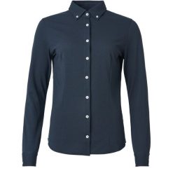 Koszula damska Abacus Hillside. Niebieskie koszule damskie Abacus, xl, bez wzorów, z bawełny, klasyczne, bez kołnierzyka, bez ramiączek. Za 400.00 zł.