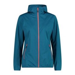 Kurtka przeciwdeszczowa damska z kapturem CMP. Czerwone kurtki sportowe damskie CMP, xs, bez wzorów, bez ramiączek, z kapturem, trekkingowe. W wyprzedaży za 349.99 zł.