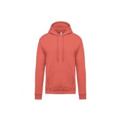 Bluza z kapturem Kariban. Czerwone bluzy męskie KARIBAN, m, bez wzorów, z kapturem. Za 146.50 zł.