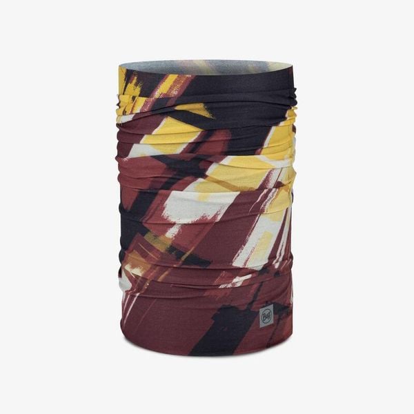 Chusta wielofunkcyjna Buff Coolnet UV+. Żółte szaliki męskie Buff, bez wzorów, z elastanu. Za 55.17 zł.