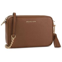 Torebka MICHAEL Michael Kors. Brązowe listonoszki damskie MICHAEL Michael Kors, bez wzorów, bez dodatków. Za 669.99 zł.