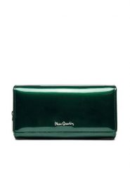 Pierre Cardin Portfel 07 SHINY 106 Zielony. Zielone portfele damskie Pierre Cardin, ze skóry. Za 139.99 zł.