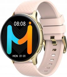 Smartwatch IMIKI - SMART WATCH IMIKI KW66PRO GOLD-PINK. Różowe zegarki smartwatch NoName, bez wzorów. Za 339.89 zł.