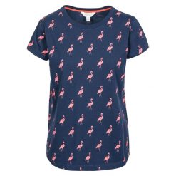 Koszulka Z Krótkim Rękawem We Wzór Damska Carolyn. Czerwone bluzki damskie Trespass, s, bez wzorów, sportowe, bez kołnierzyka, bez ramiączek. Za 59.99 zł.