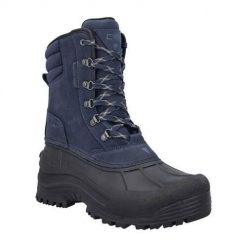 Buty trekkingowe męskie CMP Kinos Snow Wp. Czarne trekkingi męskie CMP, z materiału, za kostkę, bez zapięcia. W wyprzedaży za 299.99 zł.