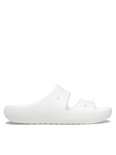 Crocs Klapki Classic Sandal V 209403 Biały. Białe klapki męskie Crocs, bez wzorów, z tworzywa sztucznego, bez zapięcia. Za 139.99 zł.