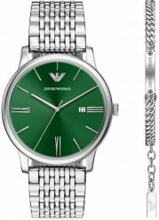 Zegarek Emporio Armani Męski Minimalist + box (AR80087SET). Zegarki męskie Emporio Armani, bez wzorów. Za 606.30 zł.