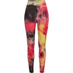 Damskie legginsy Urban Classics tie dye high waist. Czarne legginsy damskie Urban Classics, bez wzorów. Za 149.50 zł.