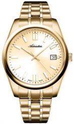 Zegarek męski Adriatica A1298.1111Q złoty. Żółte zegarki męskie Adriatica, bez wzorów, złote. Za 1,080.00 zł.