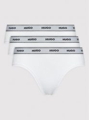 Hugo Komplet 3 par fig klasycznych 50469657 Biały. Białe majtki damskie Hugo, z bawełny. Za 109.99 zł.
