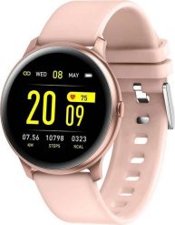 Smartwatch Giewont GW100-5 Różowy. Czerwone zegarki smartwatch Giewont, bez wzorów. Za 99.97 zł.