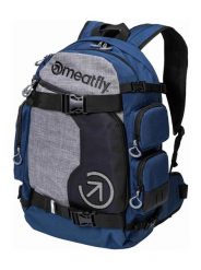 Plecak turystyczny Wanderer 28L – niebiesko-szary Meatfly. Niebieskie plecaki męskie Meatfly, bez wzorów, z materiału, biznesowe. Za 305.99 zł.