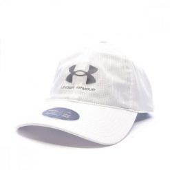 Regulowana czapka Under Armour ArmourVent™. Białe czapki męskie Under Armour, bez wzorów. Za 179.50 zł.