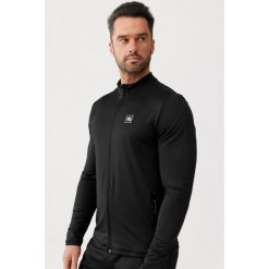 Bluza dresowa męska sportowa treningowa Rough Radical Maxim Zip. Czarne bluzy sportowe męskie ROUGH RADICAL, m, bez wzorów, z dresówki, bez kaptura, na fitness i siłownię. Za 149.90 zł.