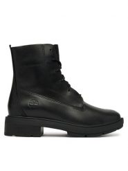 Timberland Trzewiki Brimfield TB0A43AXW021 Czarny. Czarne botki damskie Timberland, bez wzorów, ze skóry, bez obcasa, na płaskiej podeszwie, bez zapięcia. Za 639.99 zł.