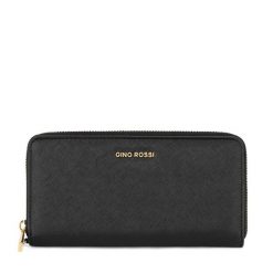 Portfel GINO ROSSI. Czarne portfele damskie Gino Rossi. Za 99.99 zł.
