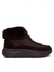Skechers Trzewiki On-The-GO Encore - Cozy Fit Maisie 144844/DBRN Brązowy. Brązowe botki damskie Skechers, bez wzorów, ze skóry, bez obcasa, na płaskiej podeszwie, bez zapięcia. Za 359.99 zł.