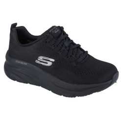 Buty sportowe Sneakersy damskie, Skechers D'Lux Walker - Fresh Finesse. Szare obuwie sportowe damskie Skechers, bez wzorów, bez zapięcia, trekkingowe. Za 359.99 zł.