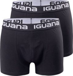 Męskie Bokserki MELVO 2PACK. Bokserki męskie IGUANA, bez wzorów. Za 51.41 zł.