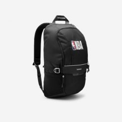 Plecak do koszykówki Tarmak NBA 25 L. Czarne plecaki męskie TARMAK, bez wzorów, z materiału, młodzieżowe. Za 129.99 zł.
