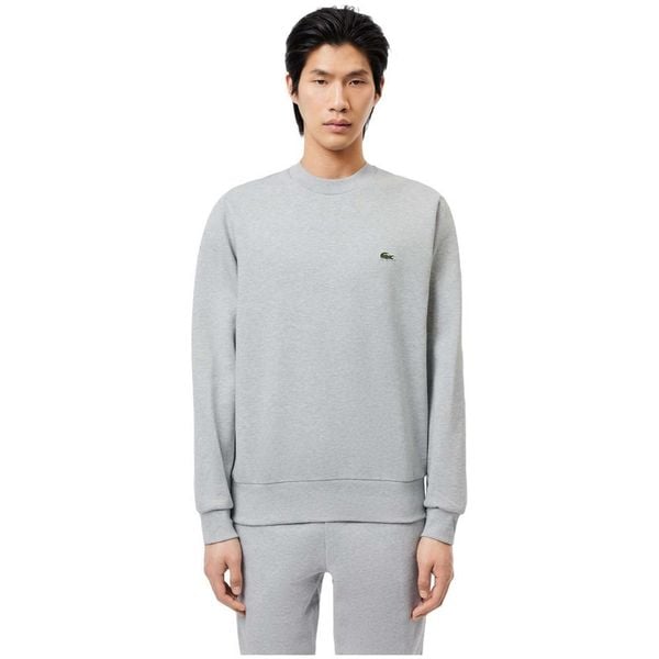 Bluza bez kaptura Męska Lacoste Jasnoszary. Szare bluzy męskie Lacoste, m, bez wzorów, z bawełny, sportowe, bez ramiączek, bez kaptura. Za 537.95 zł.