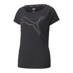 Koszulka fitness damska PUMA Train Favorite Jersey Cat. Białe bluzki damskie Puma, xs, bez wzorów, z jersey, sportowe, bez kołnierzyka, bez ramiączek. Za 69.99 zł.