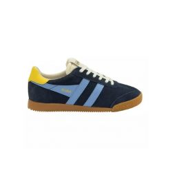 Baskets Femme Baskets Gola ELAN Bleu Bleu Gola. Niebieskie obuwie sportowe damskie Gola, bez wzorów, z zamszu, bez zapięcia. Za 567.00 zł.