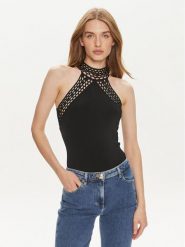 Marciano Guess Body Luana 4YGR45 5832Z Czarny Regular Fit. Czarne body Marciano Guess, z aplikacjami, z wiskozy. Za 329.99 zł.