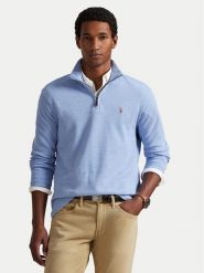 Polo Ralph Lauren Bluza Estate 710P07411001 Niebieski Regular Fit. Niebieskie bluzy męskie Polo Ralph Lauren, m, bez wzorów, z bawełny, bez ramiączek, bez kaptura. Za 859.99 zł.