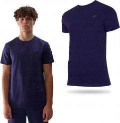 4f T-shirt młodzieżowy 4F bawełniana sportowa koszulka r S. Koszulki sportowe męskie 4F, m, bez wzorów, z bawełny, bez ramiączek. Za 26.03 zł.