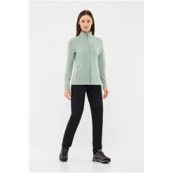 Bluza damska VIKING Tesero Lady Polartec. Zielone bluzy damskie Viking, bez wzorów, sportowe, bez ramiączek, bez kaptura. Za 239.90 zł.