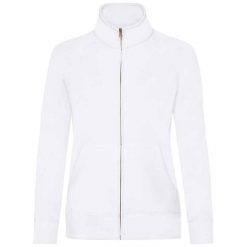 Kurtka Unisex Premium. Białe kurtki sportowe damskie fruit of the loom, xl, bez wzorów, bez ramiączek, bez kaptura, trekkingowe. Za 159.99 zł.
