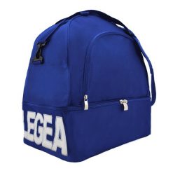 Torba piłkarska NUORO z dnem 50x36x56 cm. Niebieskie torby na ramię męskie Legea, z materiału, na ramię. Za 120.00 zł.