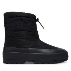 Śniegowce Calvin Klein. Czarne śniegowce damskie Calvin Klein, bez zapięcia. Za 489.99 zł.