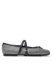 MICHAEL Michael Kors Baleriny 40F4CTFP3D Srebrny. Szare balerinki damskie MICHAEL Michael Kors, bez wzorów, ze skóry, bez obcasa, bez zapięcia. Za 509.99 zł.