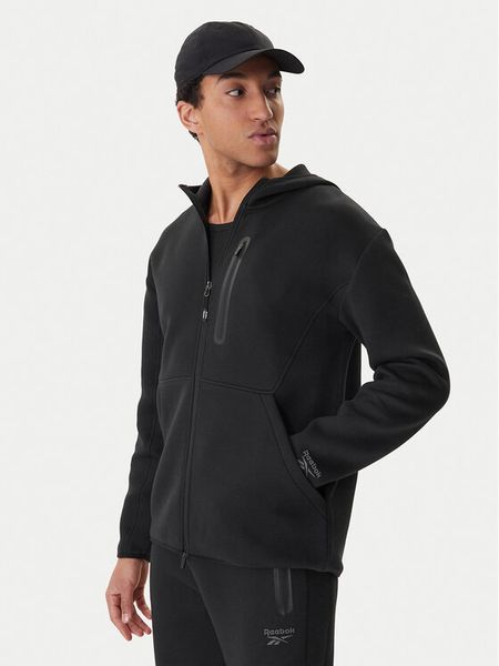 Reebok Bluza Anderson RK25544CCM Czarny Regular Fit. Czarne bluzy męskie Reebok, m, bez wzorów, z bawełny, bez ramiączek, bez kaptura. Za 148.99 zł.