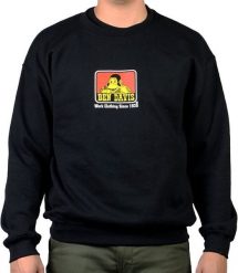Bluza Ben Davis Crew Sweatshirt Black. Czarne bluzy męskie Russell Hobbs, m, bez wzorów, bez ramiączek, bez kaptura. Za 168.26 zł.