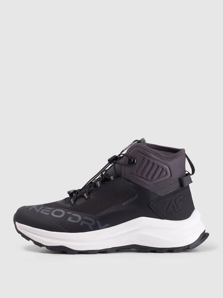 4F Wysokie buty trekkingowe PAG 2 z membraną męskie - czarne 42. Czarne buty zimowe męskie 4F, na zimę, z gumy, przed kolano, bez zapięcia. Za 399.99 zł.