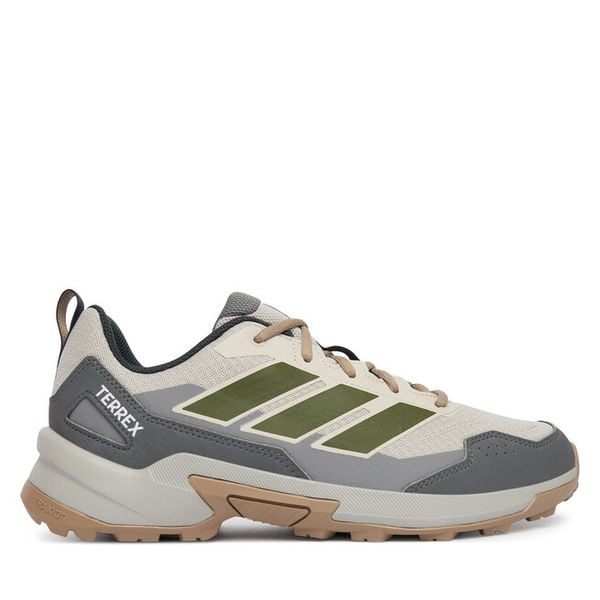 Trekkingi adidas. Szare buty zimowe męskie Adidas, bez wzorów, bez obcasa, bez zapięcia. Za 349.99 zł.