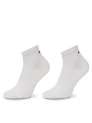 HUGO Skarpety długie 50516396 Biały. Białe skarpety męskie Hugo, bez wzorów, z bawełny. Za 59.99 zł.