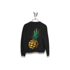 Bluza Ananas Granat Damska. Czarne bluzy damskie Failfake, l, bez wzorów, bez ramiączek, bez kaptura. Za 160.00 zł.
