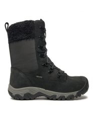 Keen Śniegowce Greta Tall Waterproof 1029410 Czarny. Czarne śniegowce damskie Keen, ze skóry, bez zapięcia. Za 719.99 zł.