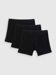 4F Bielizna bokserki (3-pack) męskie - czarne XL. Czarna bokserki męskie 4F, bez wzorów, z bawełny. Za 99.99 zł.