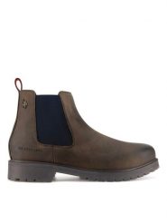 U.S. Polo Assn. Sztyblety YUMI001M/DLE1 Brązowy. Brązowe botki męskie U.S. Polo Assn., bez wzorów, z nubiku, bez obcasa, bez zapięcia. Za 379.99 zł.