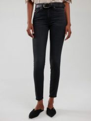 Jeansy damskie push up z wysokim stanem szare Melinda High Waist 895. Szare jeansy damskie BIG STAR, bez wzorów, z jeansu, eleganckie, z podwyższonym stanem. Za 329.99 zł.