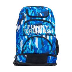 Plecak torba do szkoły na basen siłownię trening Funkita Chaz Michael. Niebieskie plecaki męskie Funky Trunks, bez wzorów, sportowe. Za 367.77 zł.